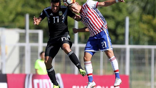 1-1. Argentina empata contra Paraguay en su debut en el Sudamericano Sub'20