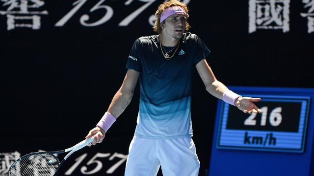 Une belle fessée et Zverev quitte déjà Melbourne !