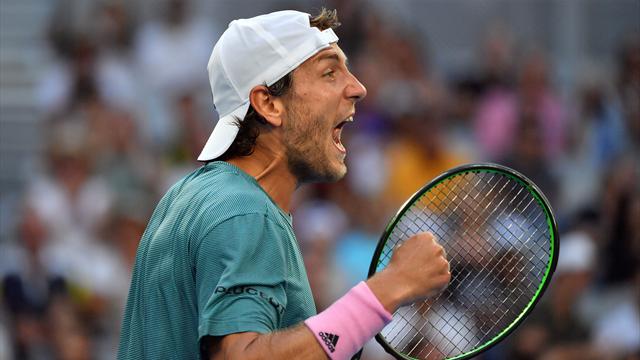 Un début piano, une victoire en costaud : Pouille a fini par renverser Coric Un début piano, une victoire en costaud : Pouille a fini par renverser Coric