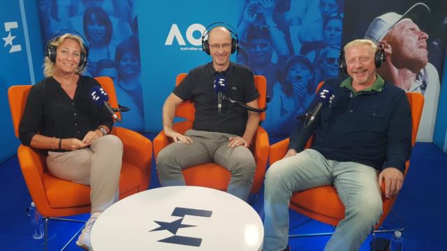 Tennis-Vodcast #3 mit Rittner und Becker: "Trainer gehören auf die Bank!" Tennis-Vodcast #3 mit Rittner und Becker: "Trainer gehören auf die Bank!"