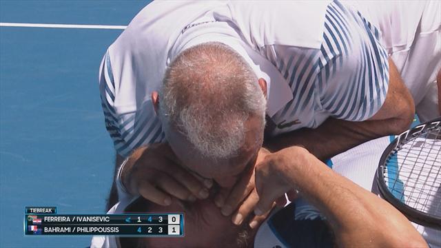 Bahrami abbatte Ivanisevic: ci vuole la respirazione bocca a bocca! Bahrami abbatte Ivanisevic: ci vuole la respirazione bocca a bocca!
