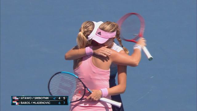 Highlights - Babos/Mladenovic beat Atawo/Srebotnik in straight sets Highlights - Babos/Mladenovic beat Atawo/Srebotnik in straight sets