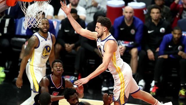 Thompson fue la figura y Doncic logra su primer triple-doble