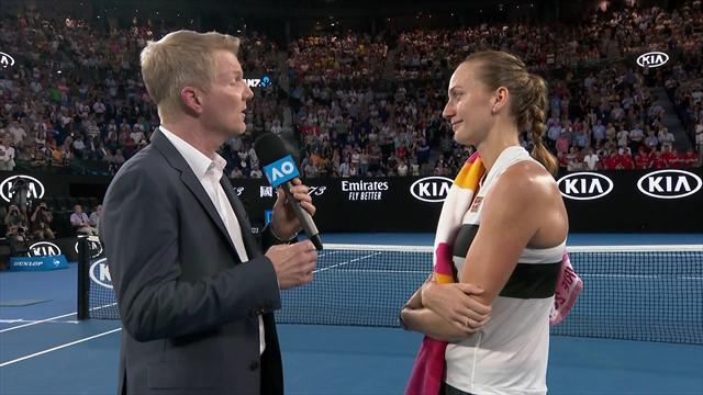 Tearful Kvitova - 'I never imagined I'd make it back to this great stage' Tearful Kvitova - 'I never imagined I'd make it back to this great stage'
