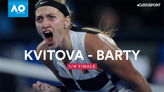 Australian Open: Kvitova-Barty 6-1 6-4, gli highlights Australian Open: Kvitova-Barty 6-1 6-4, gli highlights
