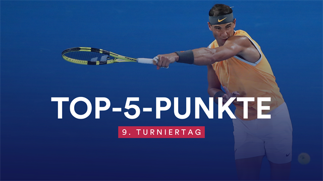 Top 5 des Tages: Grandioser Return von Nadal Top 5 des Tages: Grandioser Return von Nadal