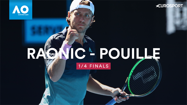 Un grand match pour une première demie : Pouille a sorti le très grand jeu contre Raonic Un grand match pour une première demie : Pouille a sorti le très grand jeu contre Raonic