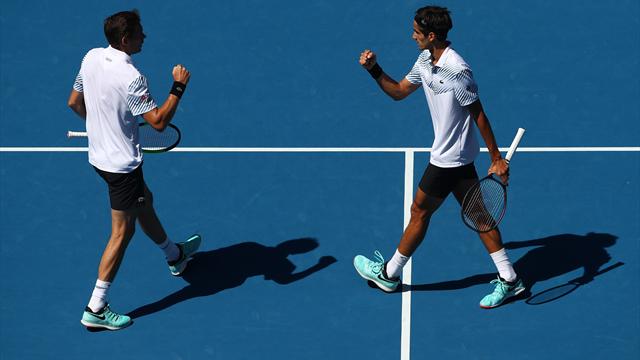 Le Strasbourgeois Pierre-Hugues Herbert en finale de l'Open d'Australie — Tennis Le Strasbourgeois Pierre-Hugues Herbert en finale de l'Open d'Australie — Tennis