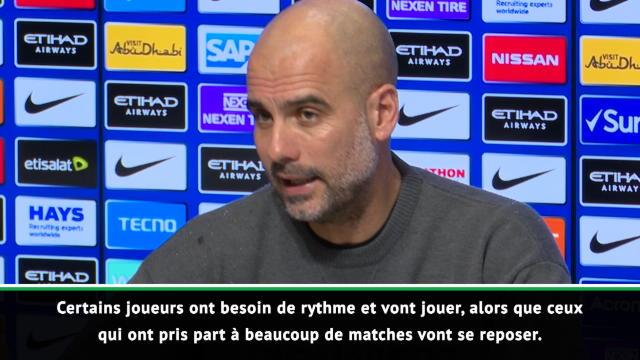 League Cup - Guardiola : "Certains joueurs ont besoin de rythme" League Cup - Guardiola : "Certains joueurs ont besoin de rythme"