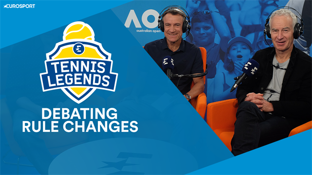 The Tennis Legends Vodcast - Becker, McEnroe and Mats debate rule changes The Tennis Legends Vodcast - Becker, McEnroe and Mats debate rule changes