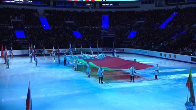 Bunt und laut - so lief die EM-Eröffnung in Minsk Bunt und laut - so lief die EM-Eröffnung in Minsk