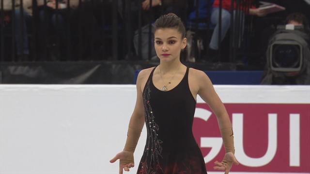 Яркие кружева на льду от Самодуровой, которая обошла всех в короткой программе, кроме Загитовой Яркие кружева на льду от Самодуровой, которая обошла всех в короткой программе, кроме Загитовой