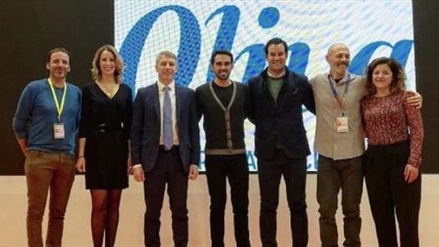Alberto Contador presenta la novena edición de su marcha cicloturista Alberto Contador presenta la novena edición de su marcha cicloturista