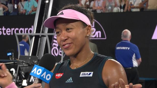 Osaka: I was so scared serving second serves! Osaka: I was so scared serving second serves!
