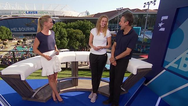 Kvitova: When you are playing you aren't thinking about the heat Kvitova: When you are playing you aren't thinking about the heat