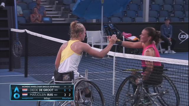 AO | Diede de Groot na Nederlands onderonsje in vrouwen rolstoelfinale AO | Diede de Groot na Nederlands onderonsje in vrouwen rolstoelfinale
