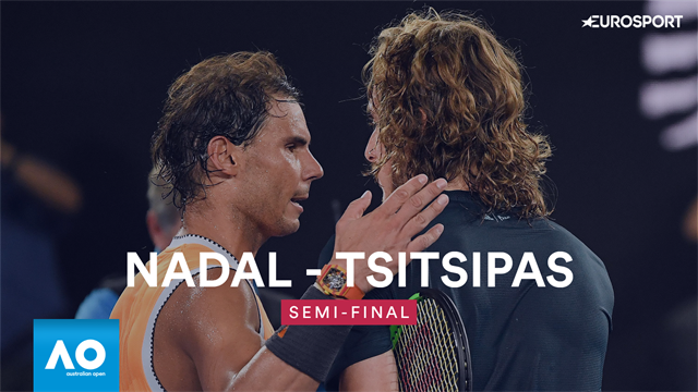 Highlights: Watch Nadal's awesome semi-final demolition of Tsitsipas Highlights: Watch Nadal's awesome semi-final demolition of Tsitsipas