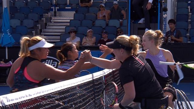 AO | Nederlands duo de Groot/Koot naar rolstoelfinale in Melbourne AO | Nederlands duo de Groot/Koot naar rolstoelfinale in Melbourne