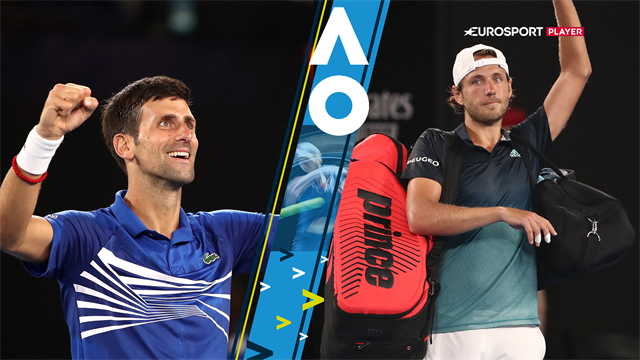 Highlights: Suveræne Djokovic smadrede Pouille og er nu klar til finale mod Nadal Highlights: Suveræne Djokovic smadrede Pouille og er nu klar til finale mod Nadal