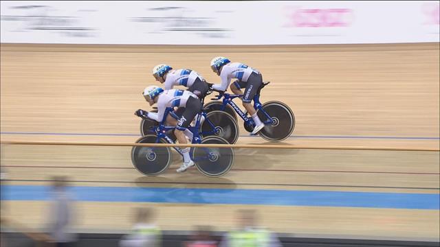 Dominio azzurro nell'inseguimento maschile: è oro Italia, battuti gli Stati Uniti in finale Dominio azzurro nell'inseguimento maschile: è oro Italia, battuti gli Stati Uniti in finale