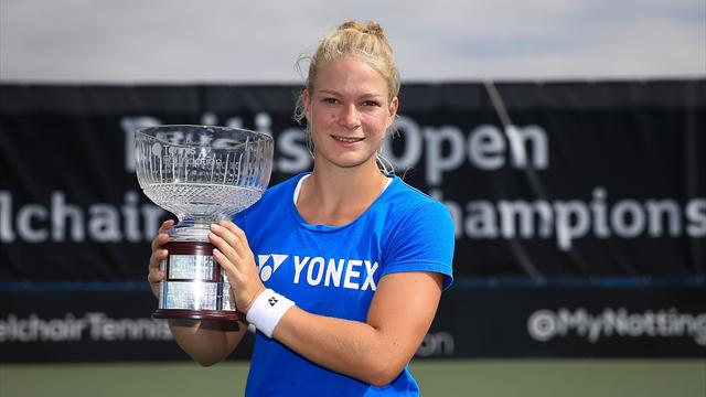 AO | Rolstoeltennisster Diede de Groot in aanloop naar haar finale in het enkelspel