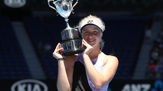 Highlights: 16-årige Clara Tauson vinder overbevisende juniorrækken i Australian Open Highlights: 16-årige Clara Tauson vinder overbevisende juniorrækken i Australian Open