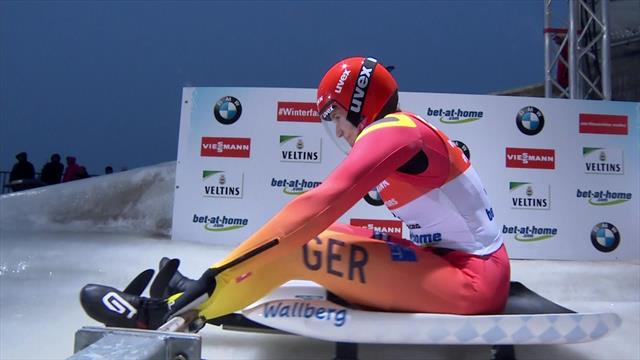 Geisenberger slides to victory in Winterberg Geisenberger slides to victory in Winterberg