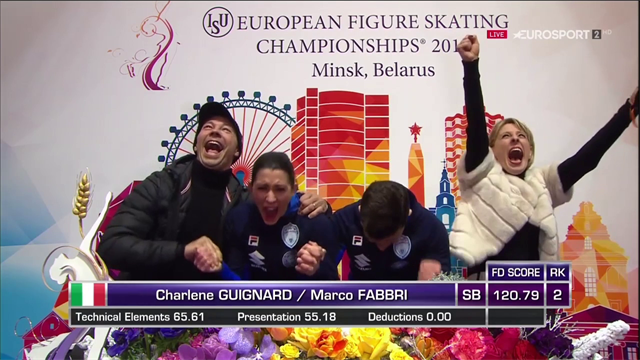 Charlene Guignard e Marco Fabbri da sogno: l'Italia è bronzo europeo nella danza Charlene Guignard e Marco Fabbri da sogno: l'Italia è bronzo europeo nella danza