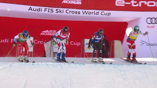 Leman takes title in eventful ski cross final in Blue Mountain Leman takes title in eventful ski cross final in Blue Mountain