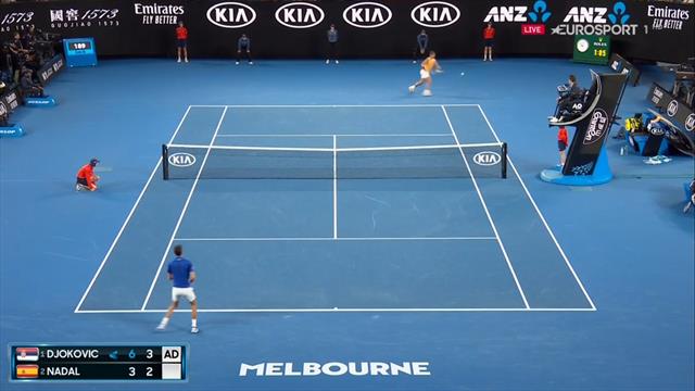 Open Australia 2019: La primera nadalada de Rafa seguido de su habitual ¡vamos! Open Australia 2019: La primera nadalada de Rafa seguido de su habitual ¡vamos!
