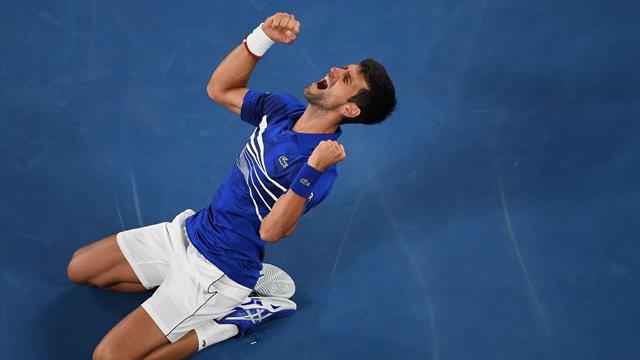 Un dernier revers trop long de Nadal et Djokovic a pu exulter : revivez la balle de match Un dernier revers trop long de Nadal et Djokovic a pu exulter : revivez la balle de match