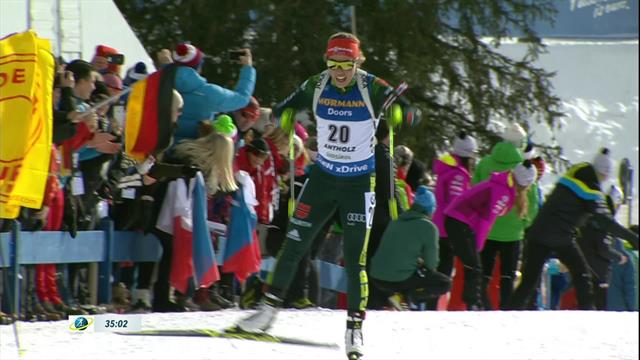 Laura Dahlmeier vince la 12,5 Km di Anterselva: 5° posto pesante per Dorothea Wierer Laura Dahlmeier vince la 12,5 Km di Anterselva: 5° posto pesante per Dorothea Wierer