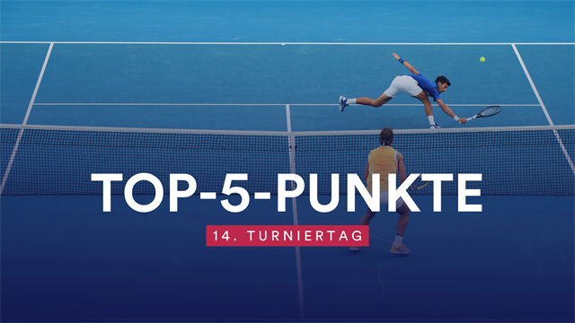 Top-5-Punkte zum Finale: Djokovic zaubert am Netz Top-5-Punkte zum Finale: Djokovic zaubert am Netz