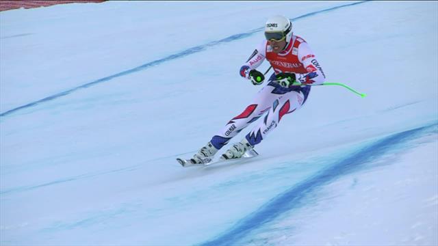 A 38 ans, Clarey a fait l'exploit : son premier podium en super-G en vidéo A 38 ans, Clarey a fait l'exploit : son premier podium en super-G en vidéo