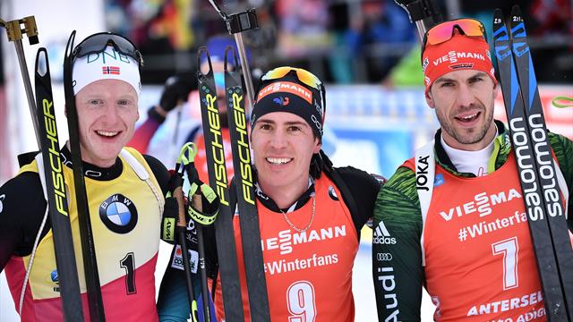 Peiffer im Massenstart nur von Premierensieger geschlagen Peiffer im Massenstart nur von Premierensieger geschlagen