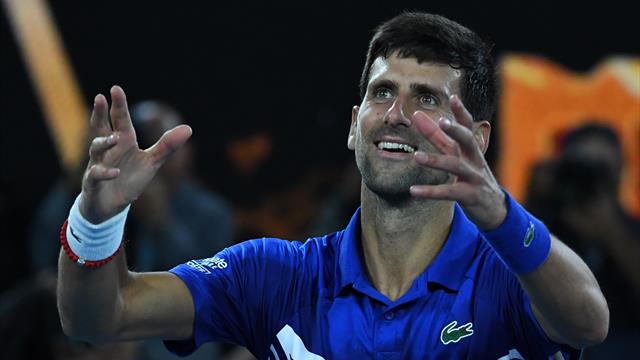 Djokovic : "Un match parfait, incroyable"