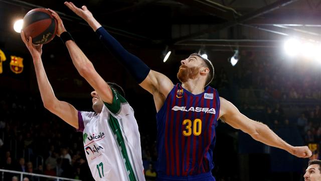 Liga ACB, Barcelona-Unicaja: Sólido liderato azulgrana (94-83)