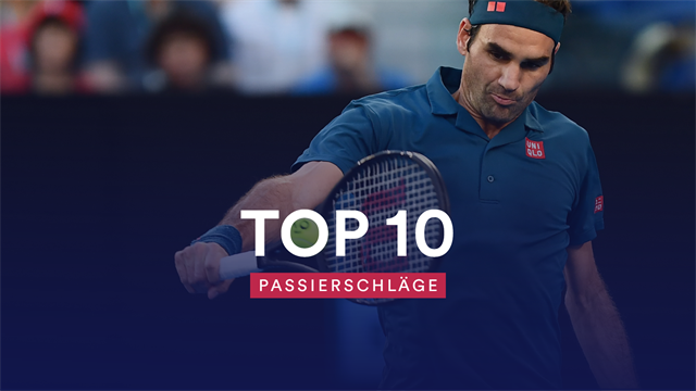 Top 10: Die besten Konter von Federer und Co. Top 10: Die besten Konter von Federer und Co.