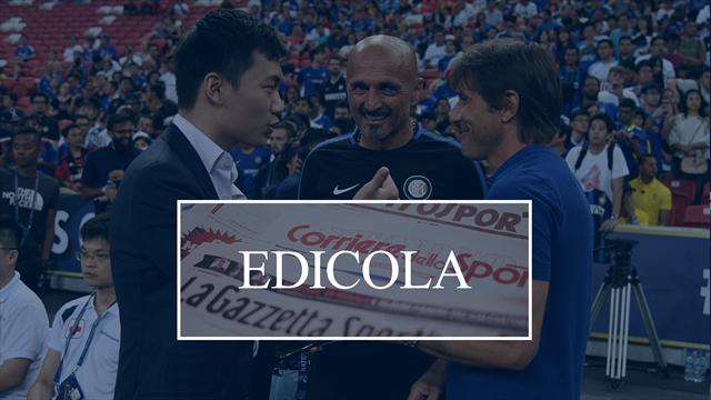 Edicola: Inter, l'ombra di Conte agita Spalletti ma la partita è aperta
