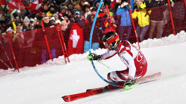 Hirscher a assommé la première manche, Pinturault bien placé