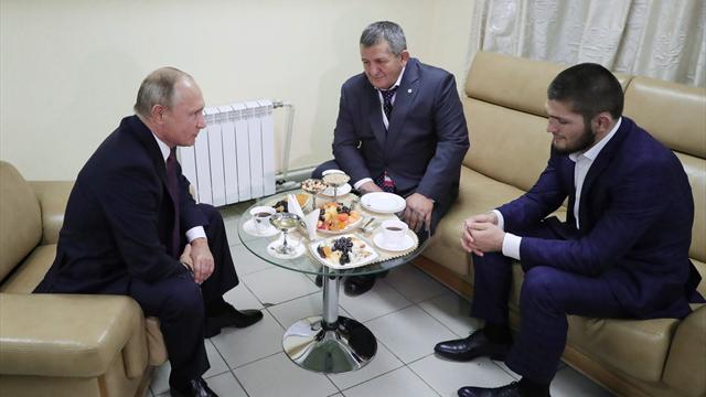 Путин встретится с Хабибом, чтобы поздравить с победой над Порье