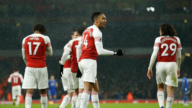 Aubameyang and Lacazette edge Arsenal to win over Cardiff