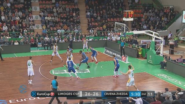Highlights: Limoges CSP-Stella Rossa mts Belgrado 72-71 Highlights: Limoges CSP-Stella Rossa mts Belgrado 72-71