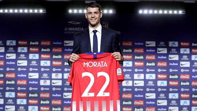 L'Atlético avec un duo Griezmann-Morata en attaque