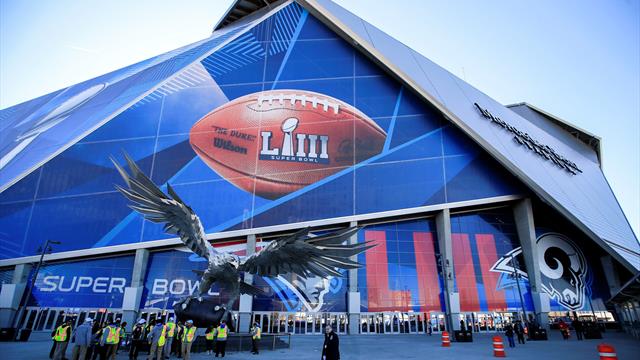 Atlanta se viste de gala para la Super Bowl que enfrentará a los Patriots y los Rams Atlanta se viste de gala para la Super Bowl que enfrentará a los Patriots y los Rams