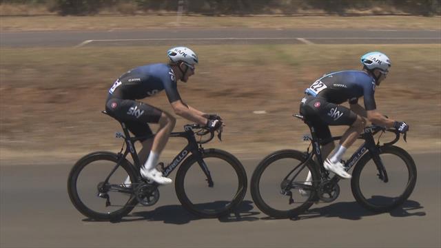 Doull and Rowe ease into first and second place for Sky on Stage 3 Doull and Rowe ease into first and second place for Sky on Stage 3