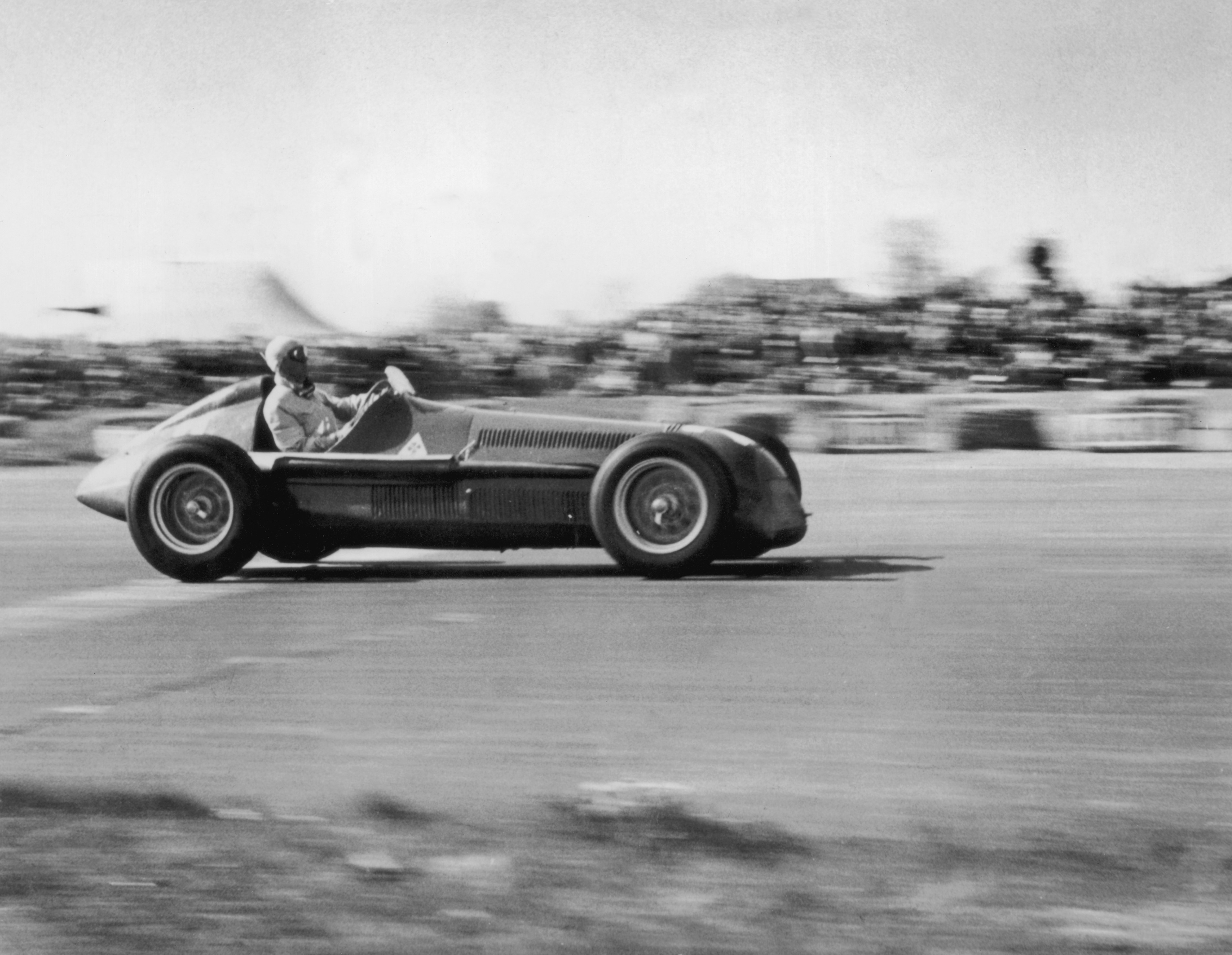 Giuseppe Farina (Alfa Romeo) au Grand Prix de Grande-Bretagne 1950