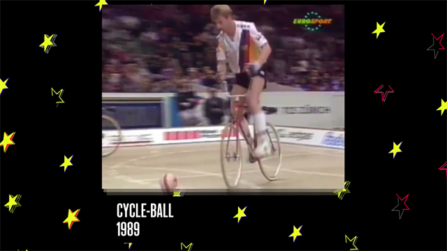 #Eurosport30 - Throwback 1989: Cycle-ball #Eurosport30 - Throwback 1989: Cycle-ball