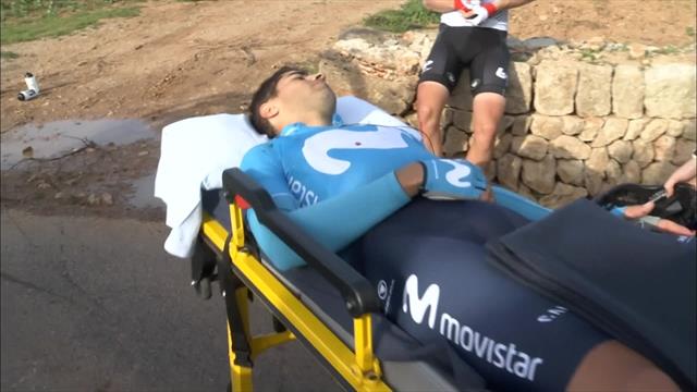 Landa breaks collarbone during season opener Landa breaks collarbone during season opener