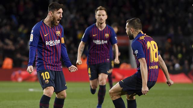 Messi brace salvages draw for Barcelona